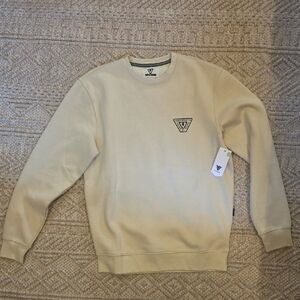 VISSLA Light Tan Crewneck Sweater
